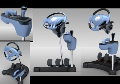 可以學車還可以用來玩游戲的模擬駕駛器_辦公、文教_世界工廠網中國產品信息庫